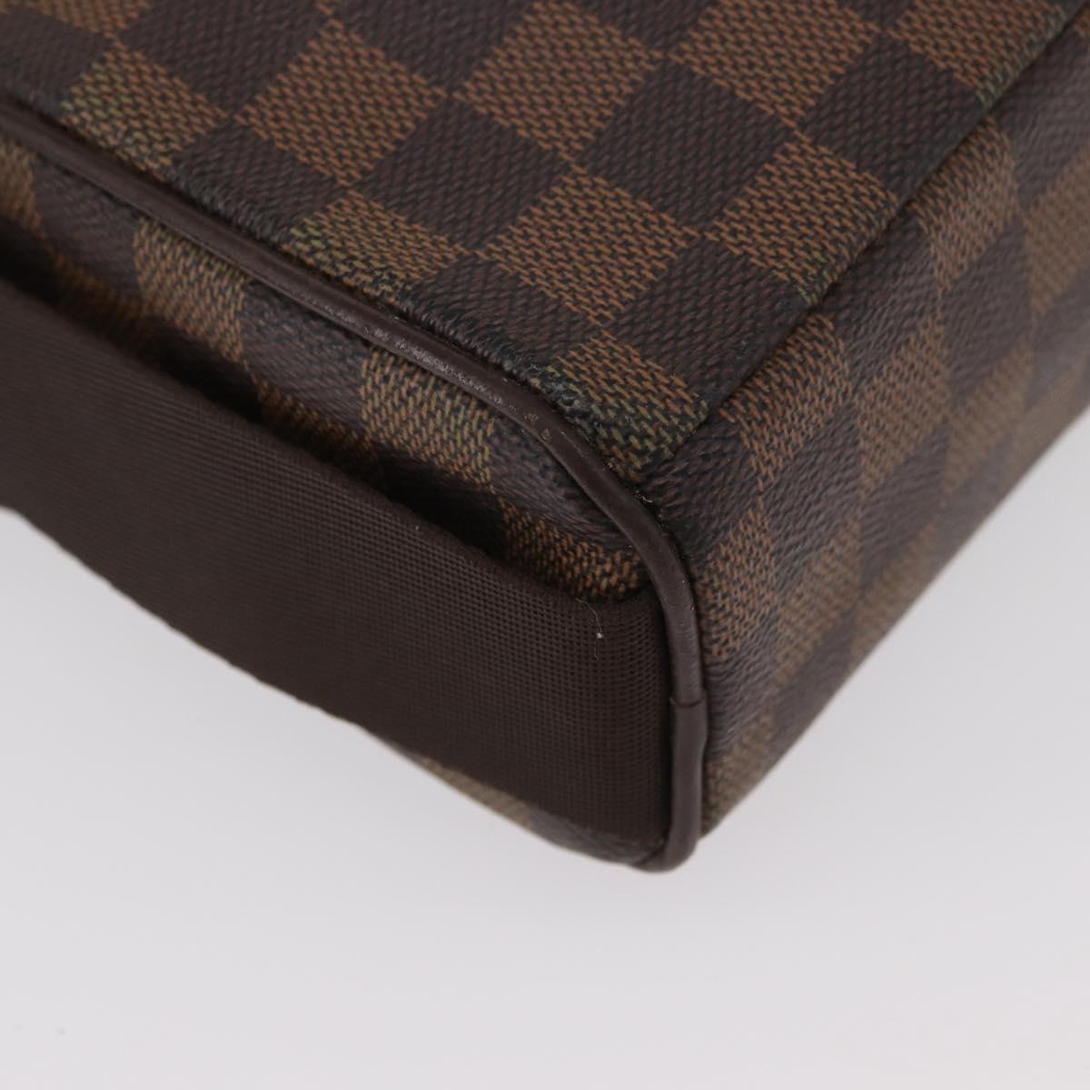 LOUIS VUITTON Damier Ebene Olaf PM Shoulder Bag N41442 LV Auth YKZ285A