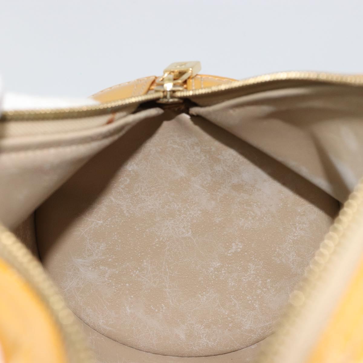 LOUIS VUITTON Monogram Vernis Bedford Hand Bag Beige M91006 LV Auth YKZ292