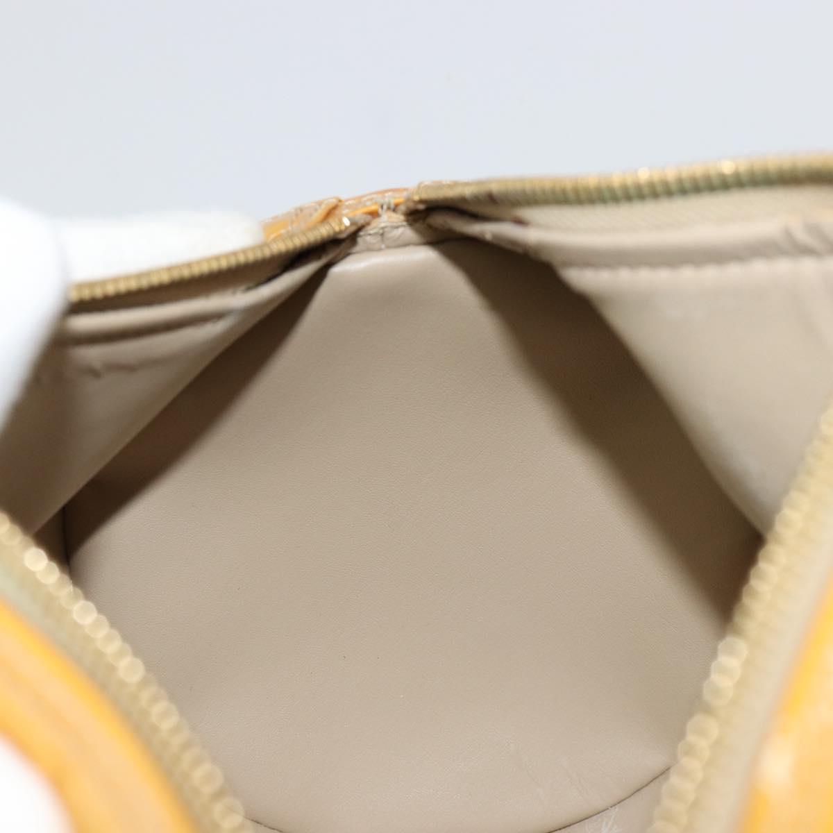 LOUIS VUITTON Monogram Vernis Bedford Hand Bag Beige M91006 LV Auth YKZ292