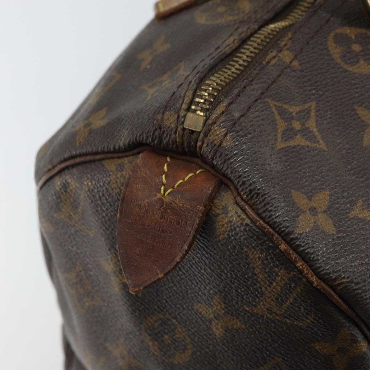 LOUIS VUITTON Monogram Speedy 30 Hand Bag M41526 LV Auth YKZ327