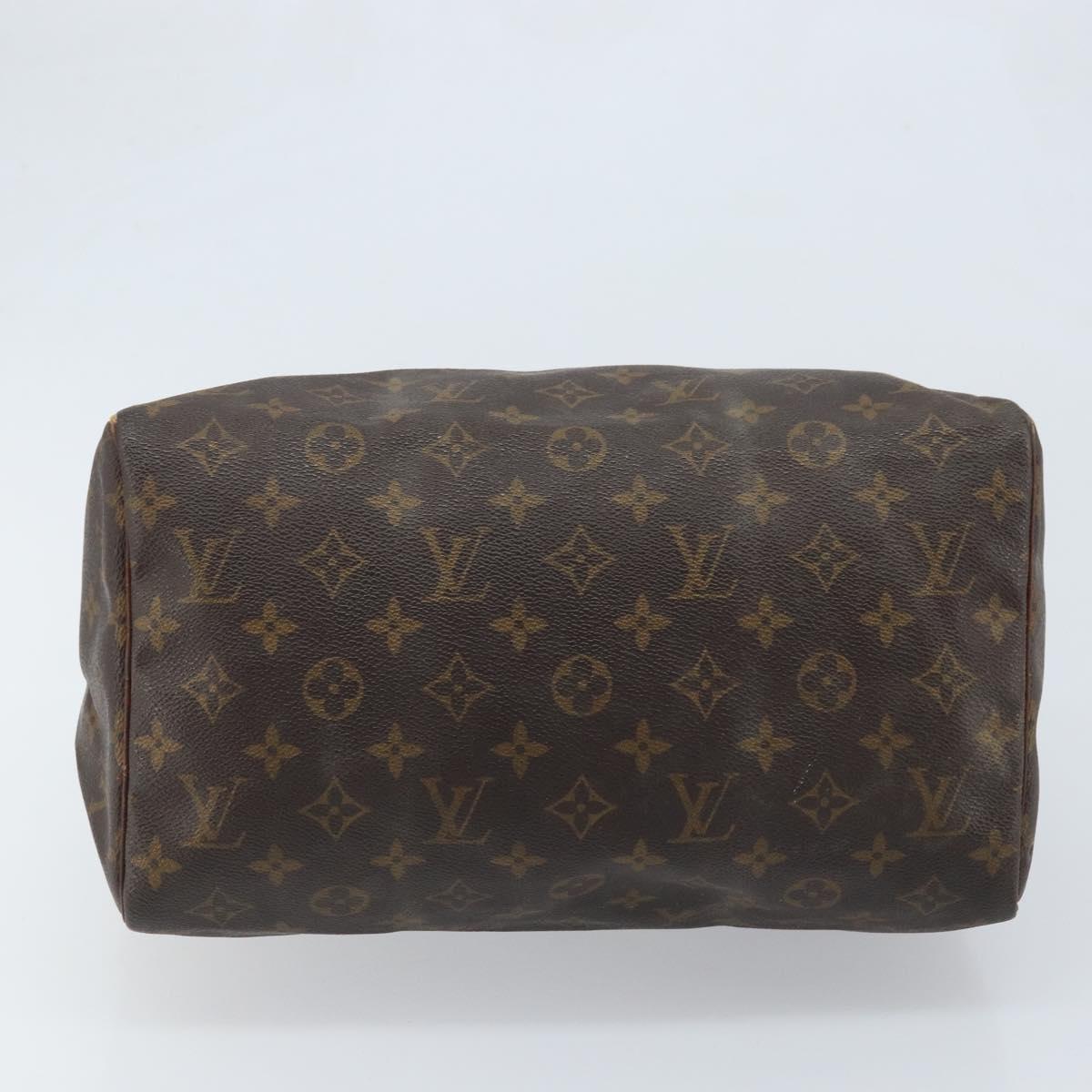 LOUIS VUITTON Monogram Speedy 30 Hand Bag M41526 LV Auth YKZ327