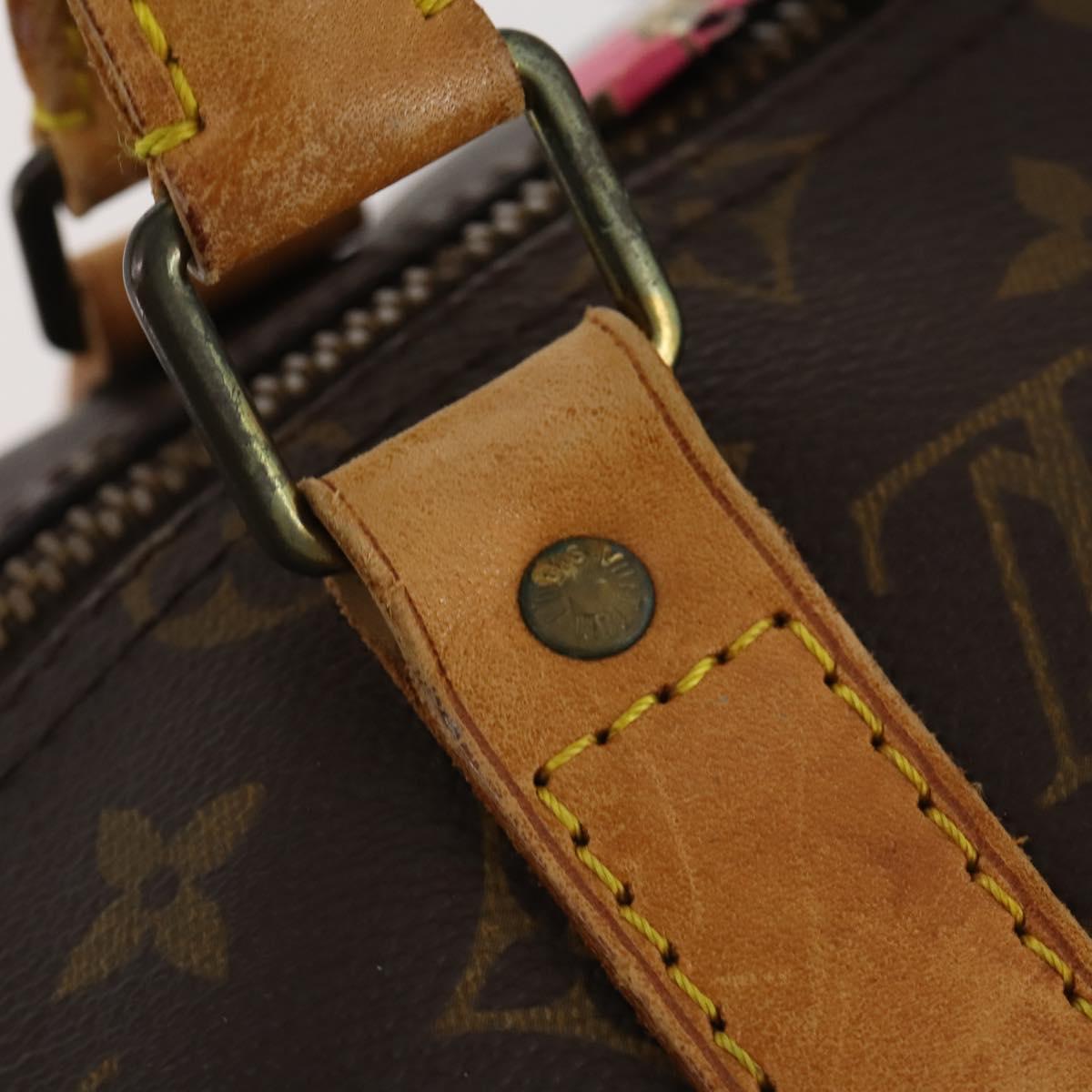 LOUIS VUITTON Monogram Keepall 50 Boston Bag M41426 LV Auth YKZ336