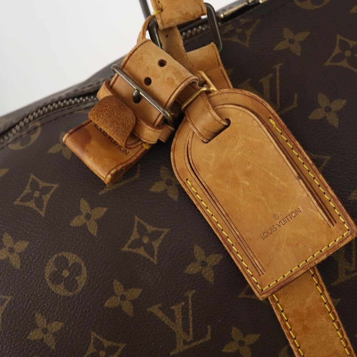 LOUIS VUITTON Monogram Keepall 50 Boston Bag M41426 LV Auth YKZ337