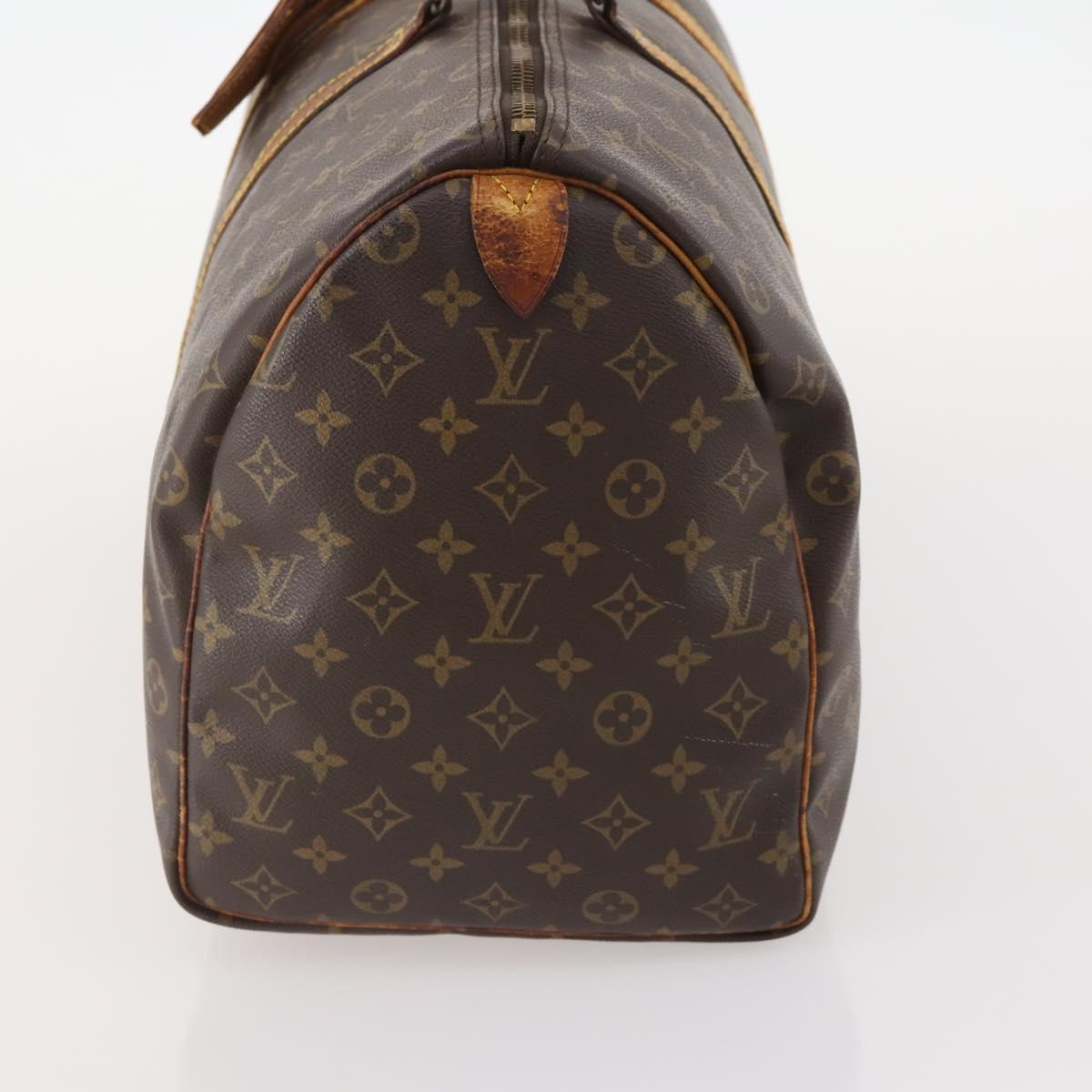 LOUIS VUITTON Monogram Keepall 50 Boston Bag M41426 LV Auth YKZ337