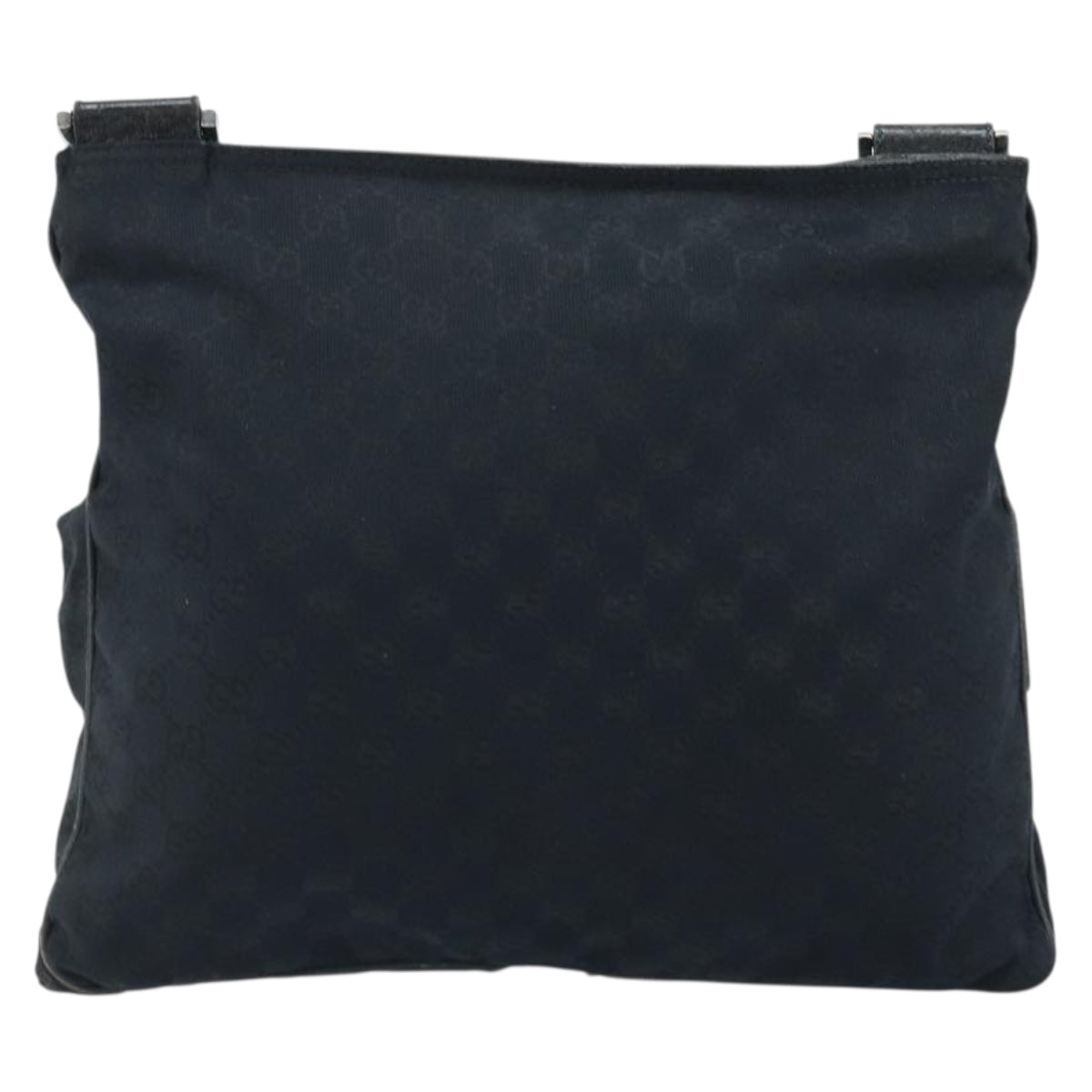 GUCCI GG Canvas Web Sherry Line Shoulder Bag Black Red Green 169937 Auth YKZ350