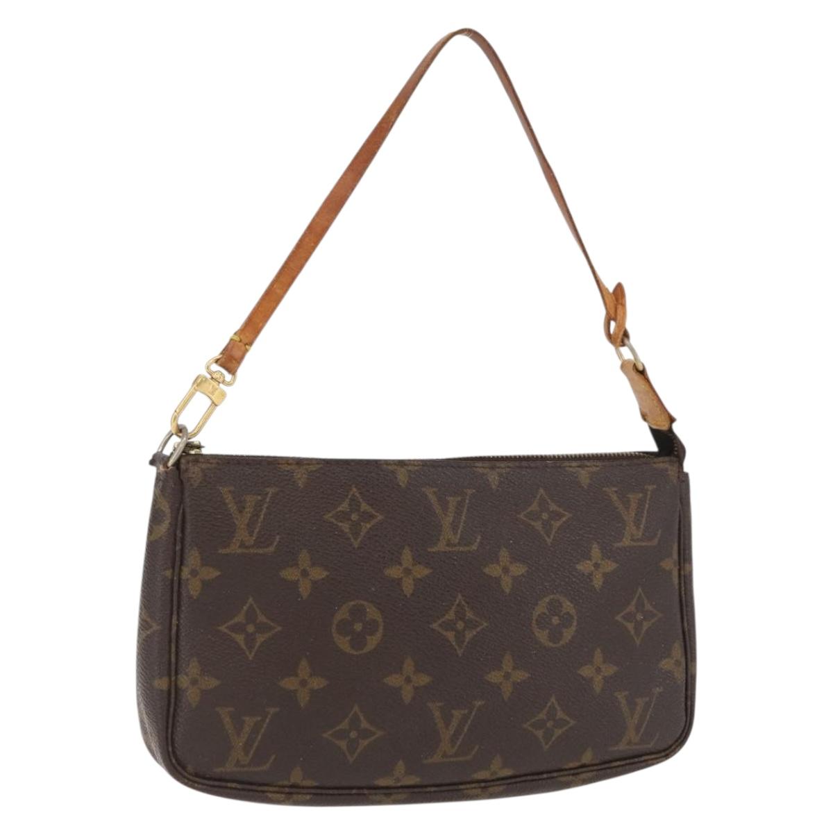 LOUIS VUITTON Monogram Pochette Accessoires Pouch M51980 LV Auth YKZ372