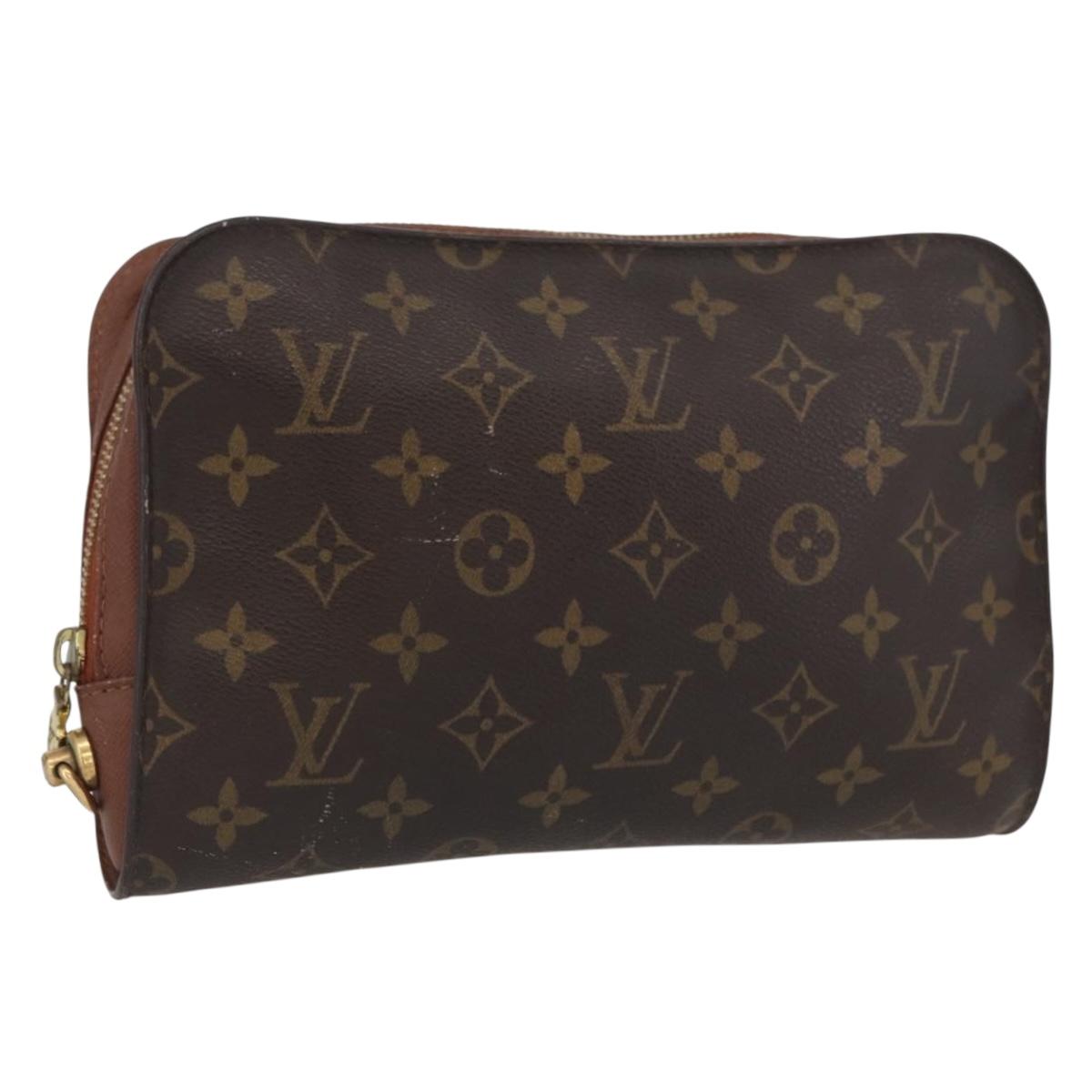 LOUIS VUITTON Monogram Orsay Clutch Bag M51790 LV Auth YKZ376