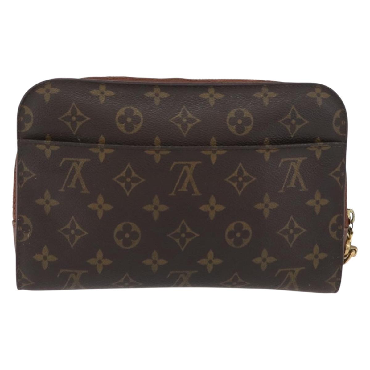 LOUIS VUITTON Monogram Orsay Clutch Bag M51790 LV Auth YKZ376