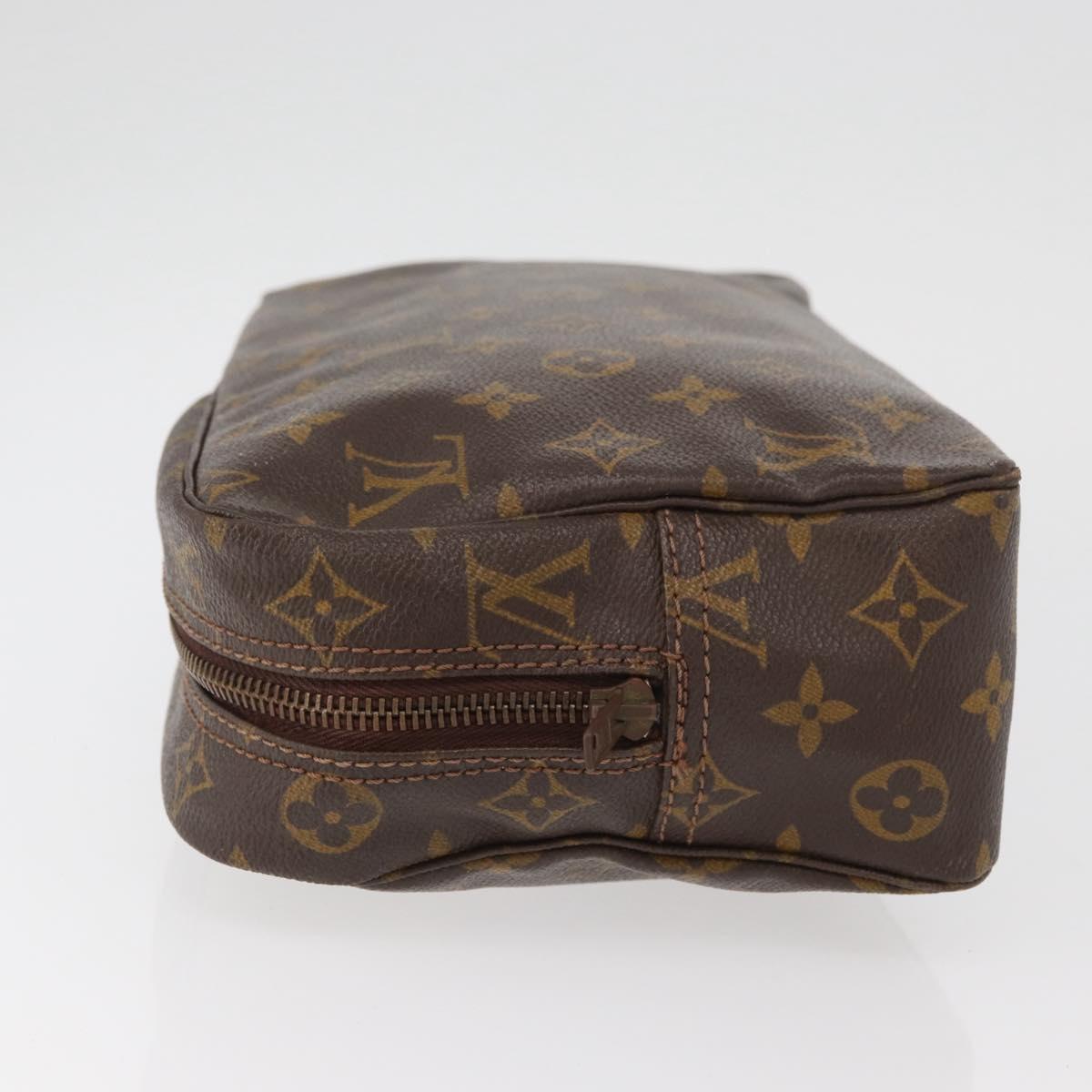 LOUIS VUITTON Monogram Trousse Toilette 28 Clutch Bag M47522 LV Auth YKZ381