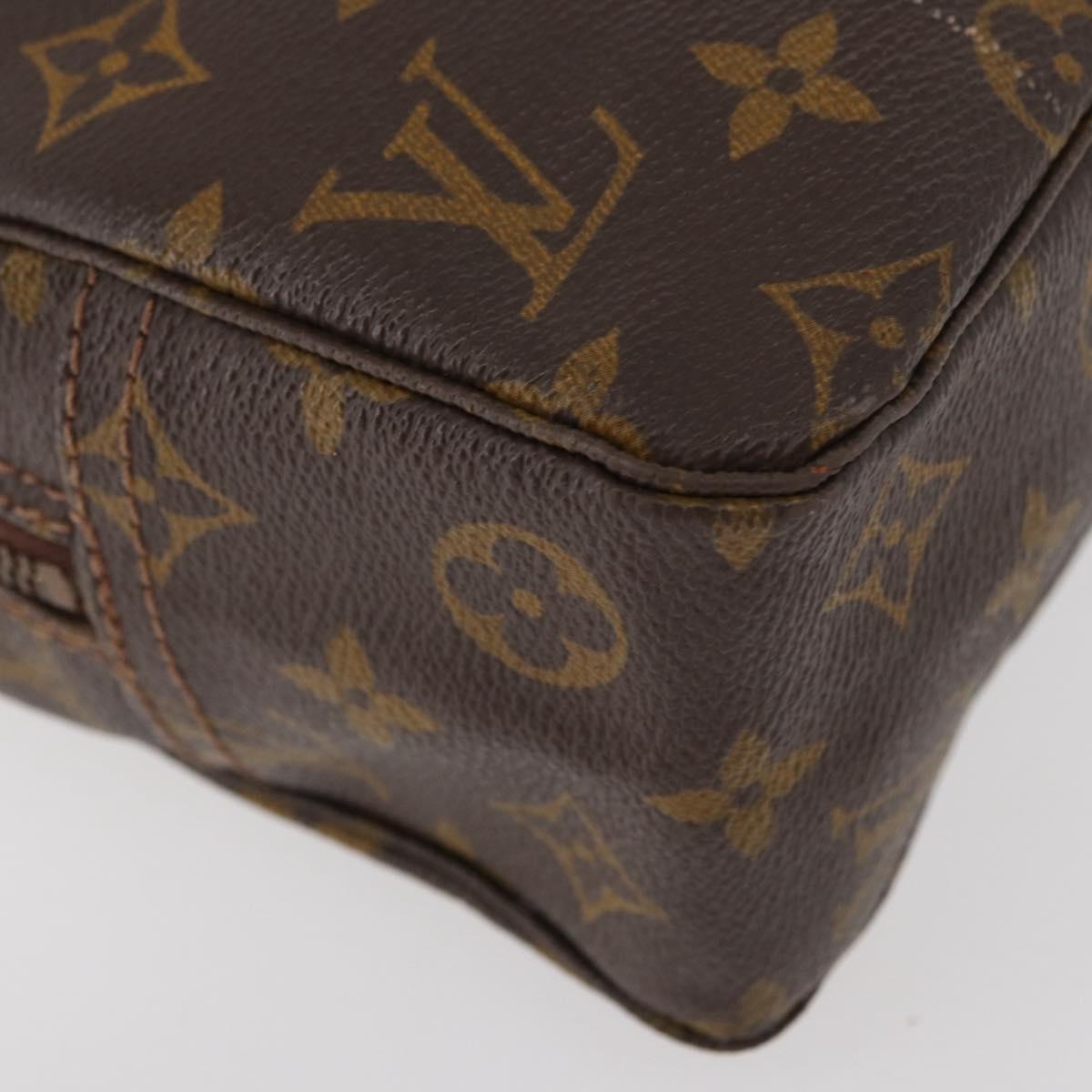 LOUIS VUITTON Monogram Trousse Toilette 28 Clutch Bag M47522 LV Auth YKZ381