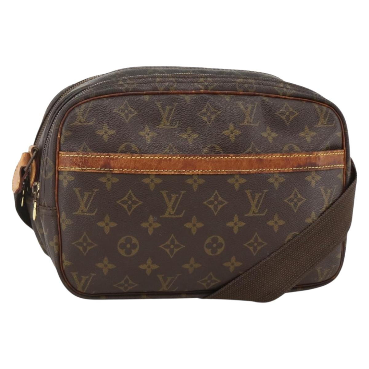 LOUIS VUITTON Monogram Reporter PM Shoulder Bag M45254 LV Auth YKZ385