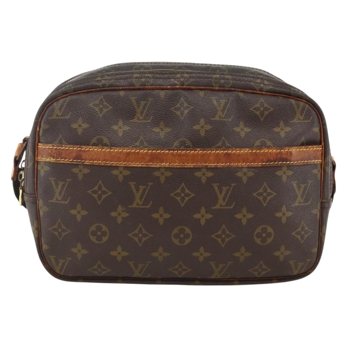 LOUIS VUITTON Monogram Reporter PM Shoulder Bag M45254 LV Auth YKZ385