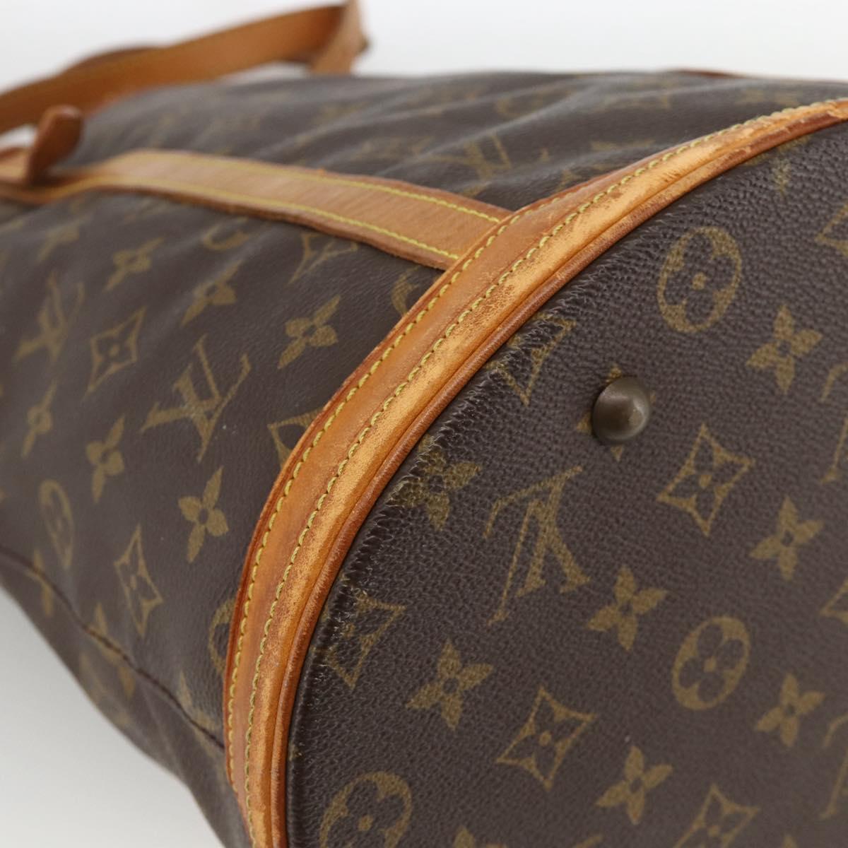 LOUIS VUITTON Monogram Bucket GM Shoulder Bag M42236 LV Auth YKZ386