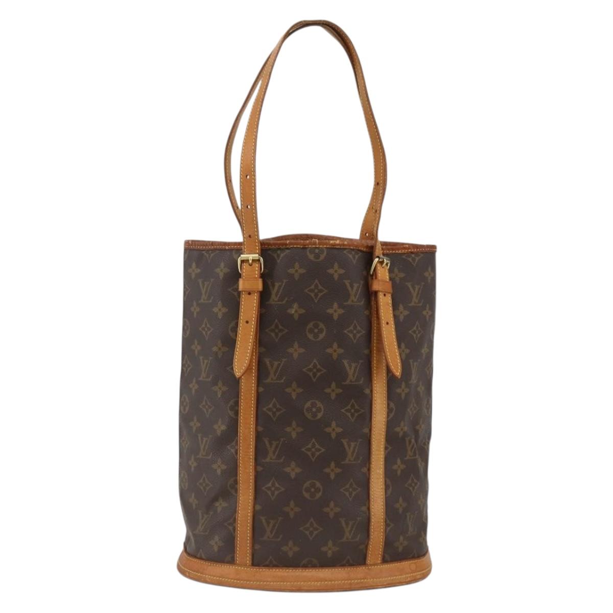 LOUIS VUITTON Monogram Bucket GM Shoulder Bag M42236 LV Auth YKZ386
