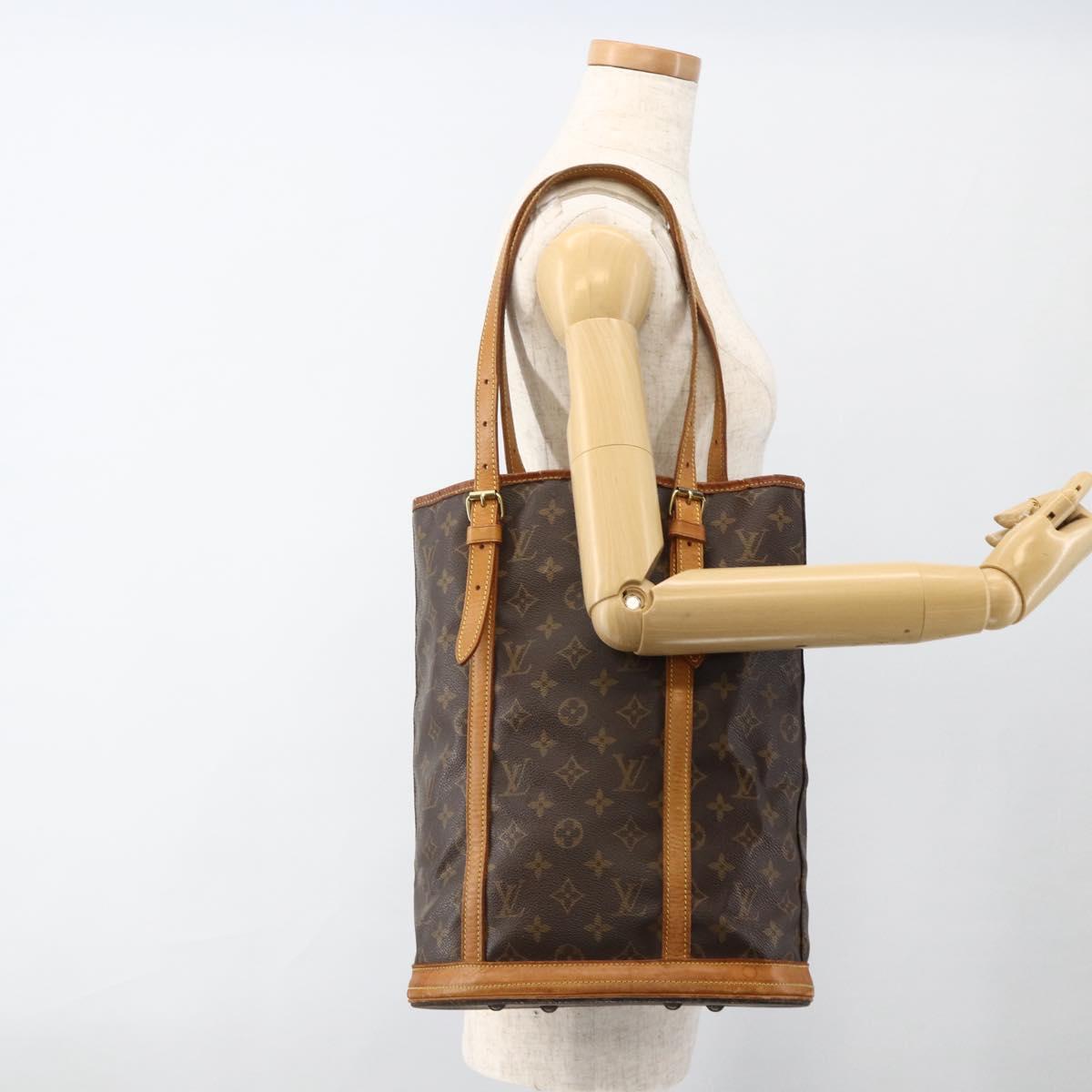 LOUIS VUITTON Monogram Bucket GM Shoulder Bag M42236 LV Auth YKZ386