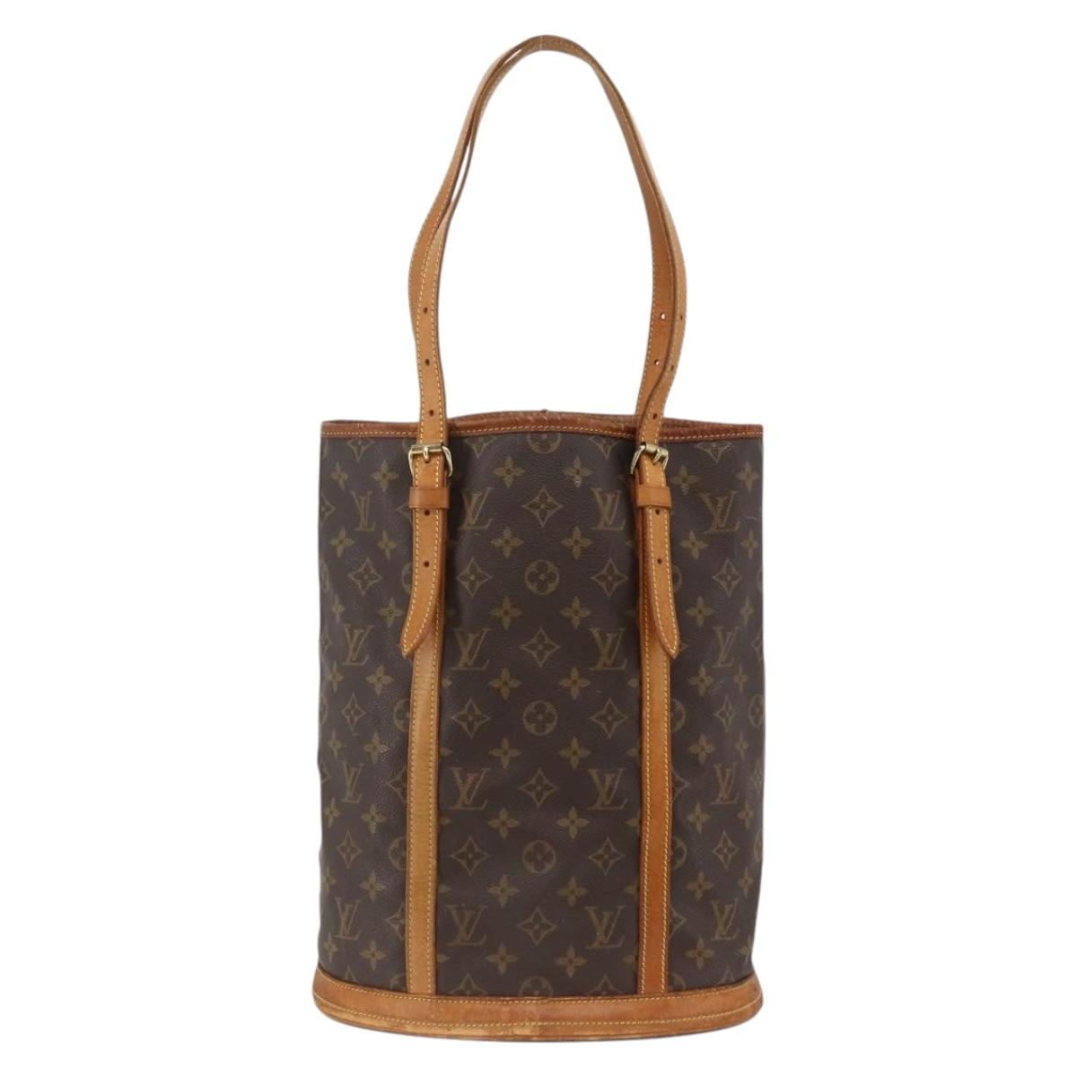 LOUIS VUITTON Monogram Bucket GM Shoulder Bag M42236 LV Auth YKZ386