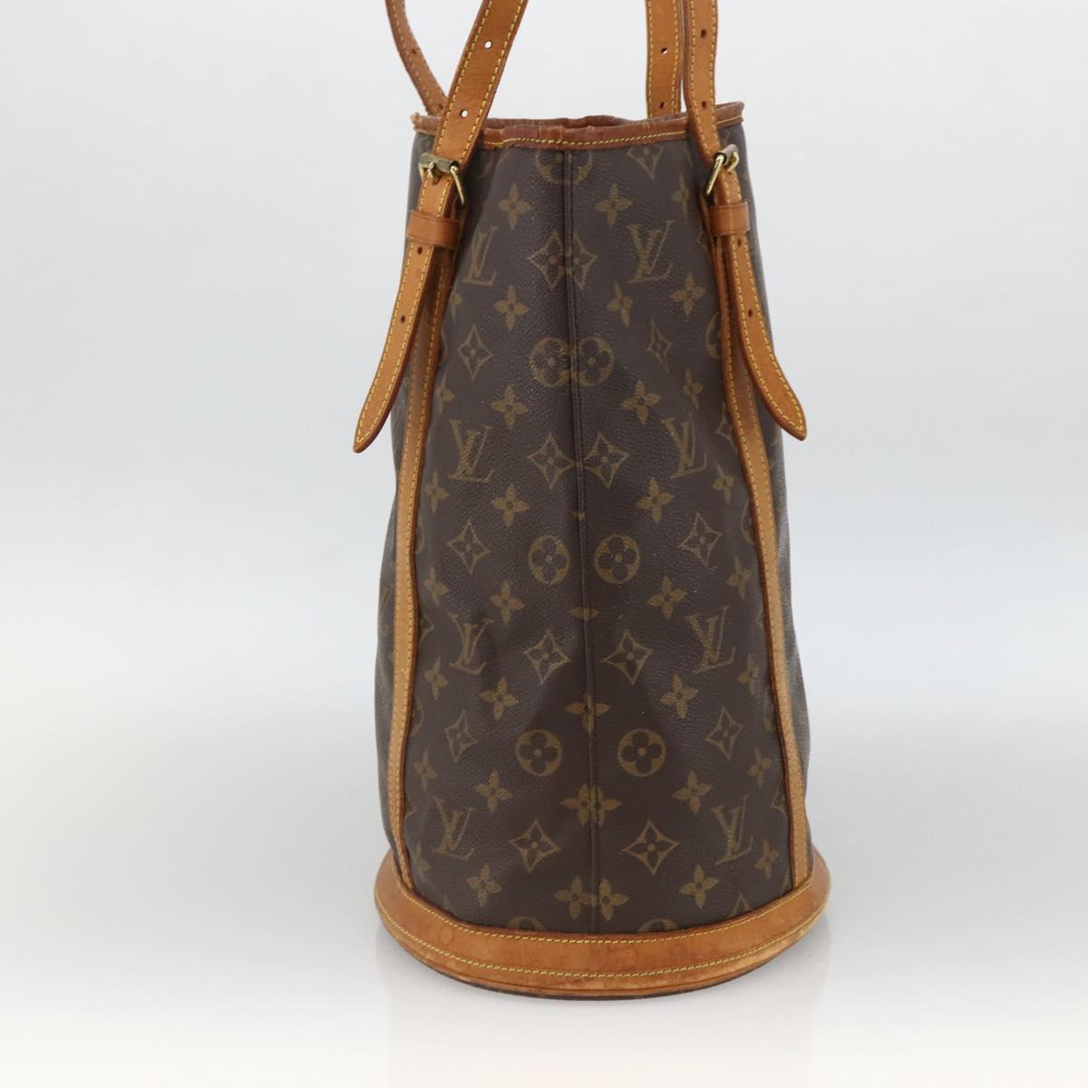 LOUIS VUITTON Monogram Bucket GM Shoulder Bag M42236 LV Auth YKZ386