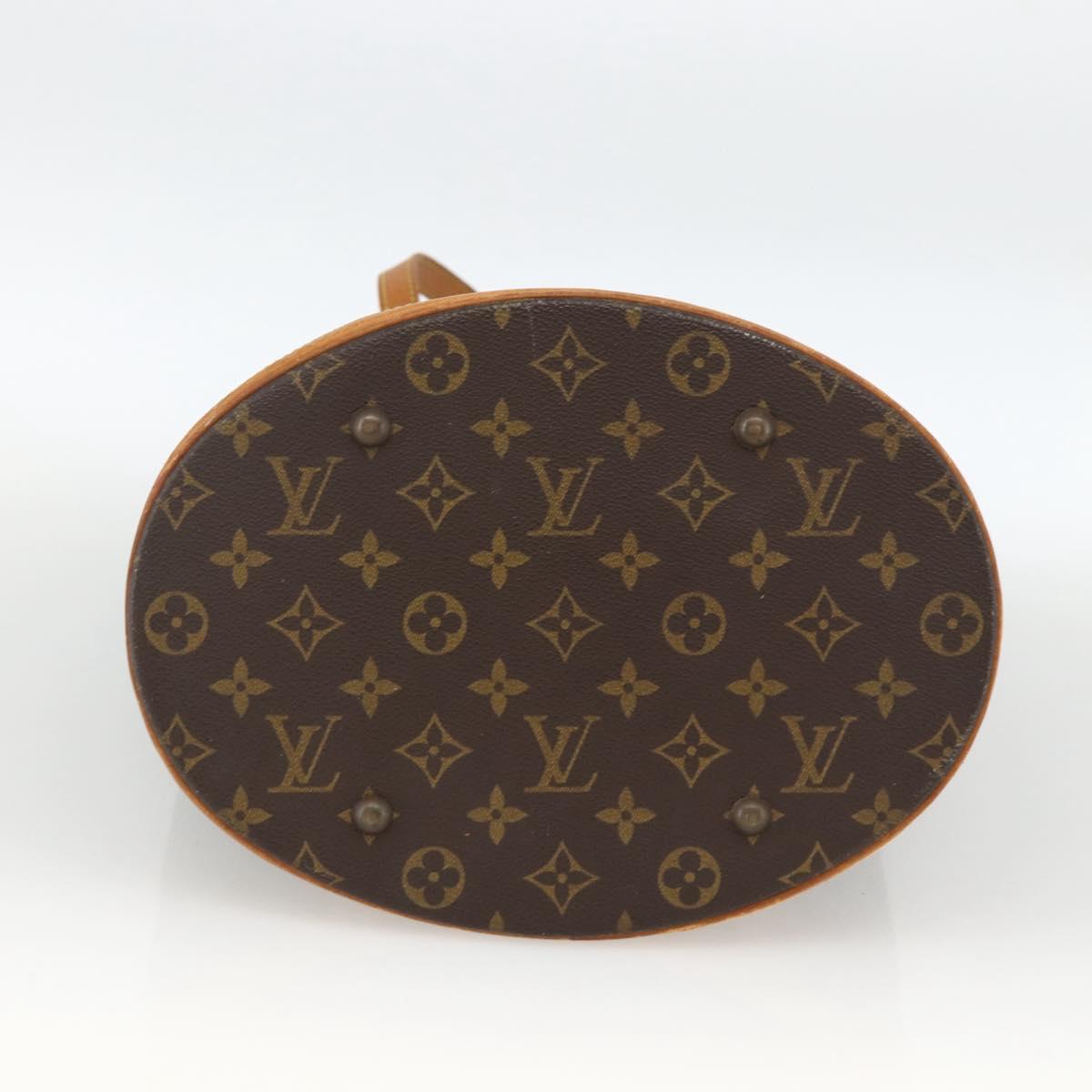 LOUIS VUITTON Monogram Bucket GM Shoulder Bag M42236 LV Auth YKZ386