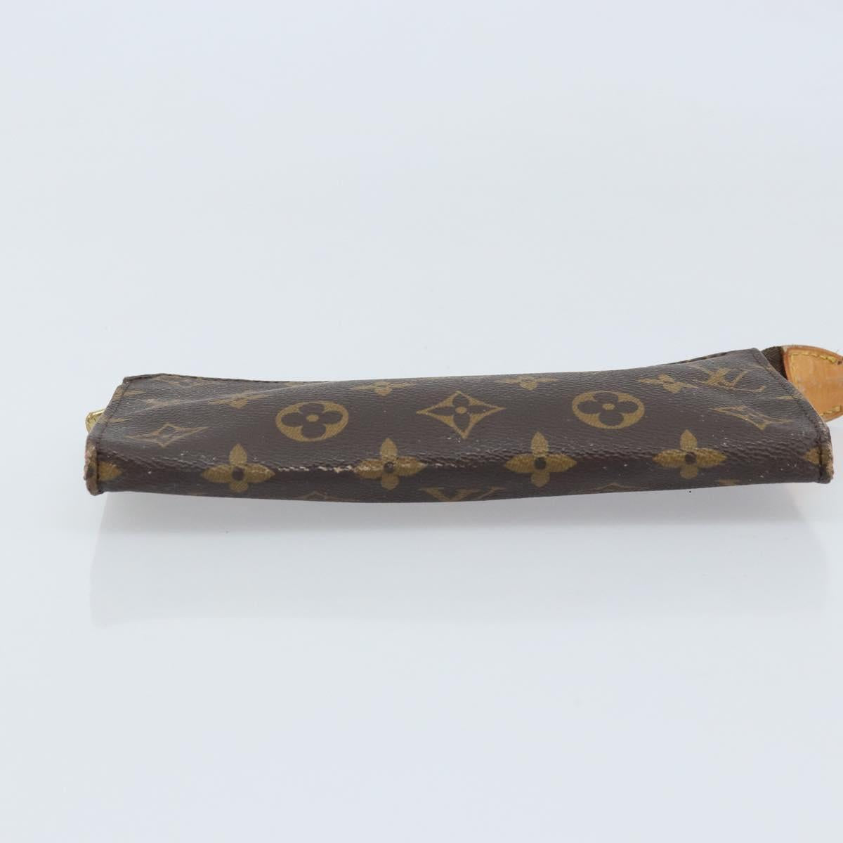LOUIS VUITTON Monogram Bucket GM Accessory Pouch LV Auth YKZ387