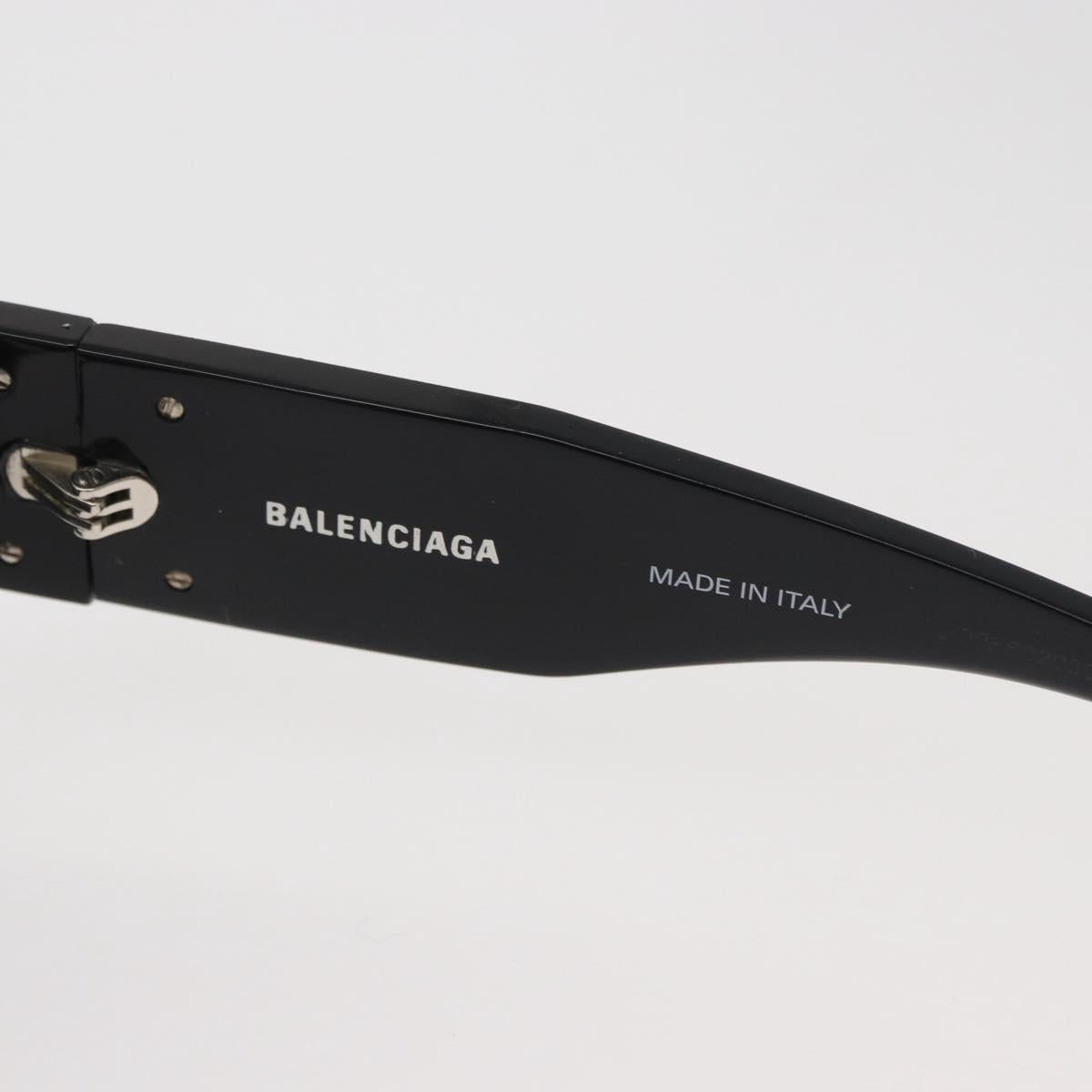 BALENCIAGA Sunglasses plastic Black Auth YKZ394