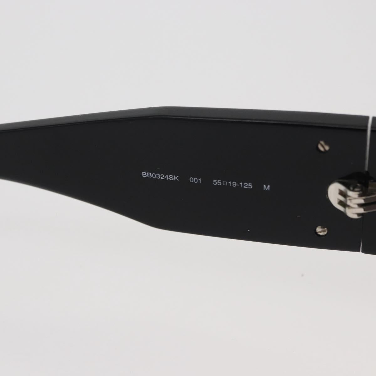 BALENCIAGA Sunglasses plastic Black Auth YKZ394