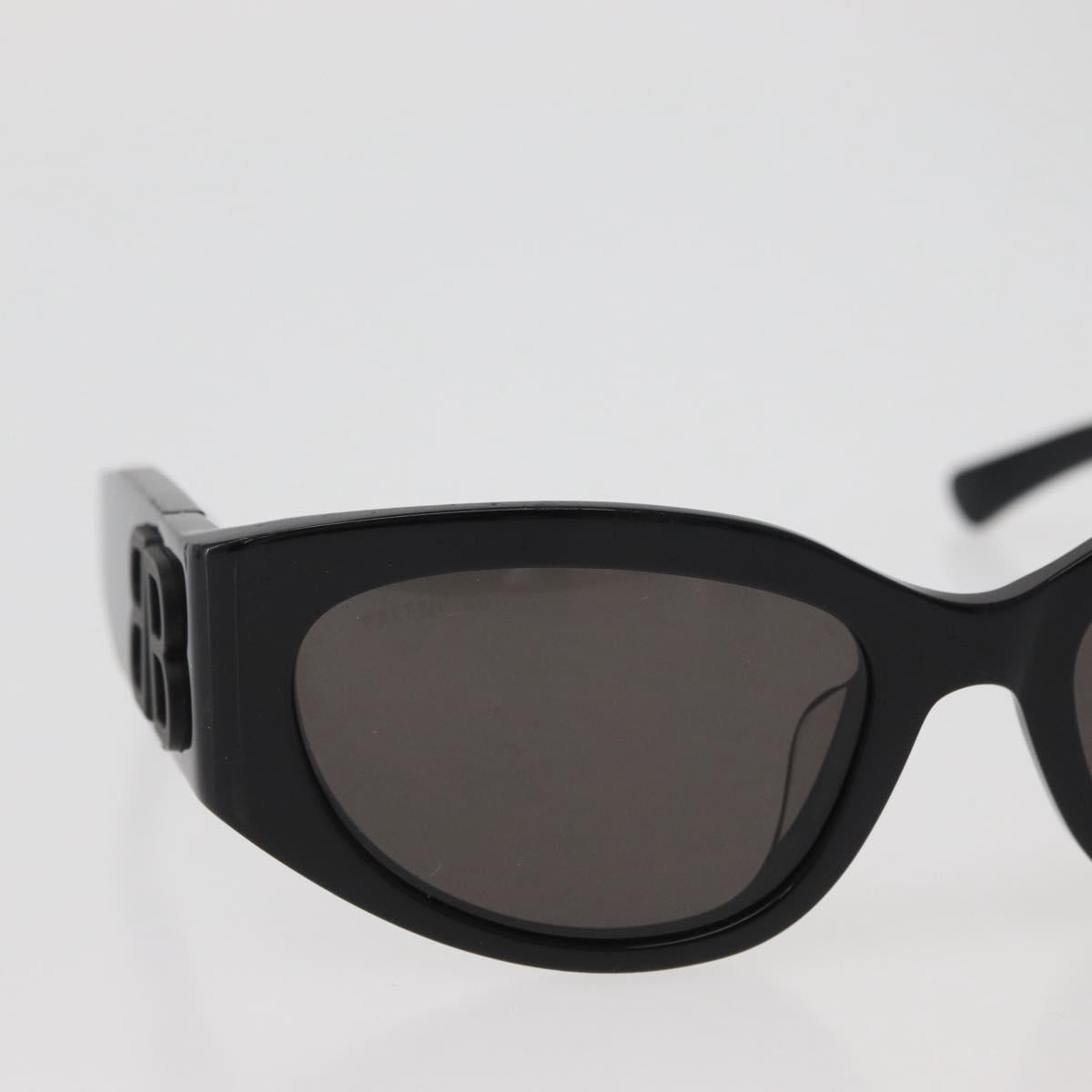 BALENCIAGA Sunglasses plastic Black Auth YKZ394
