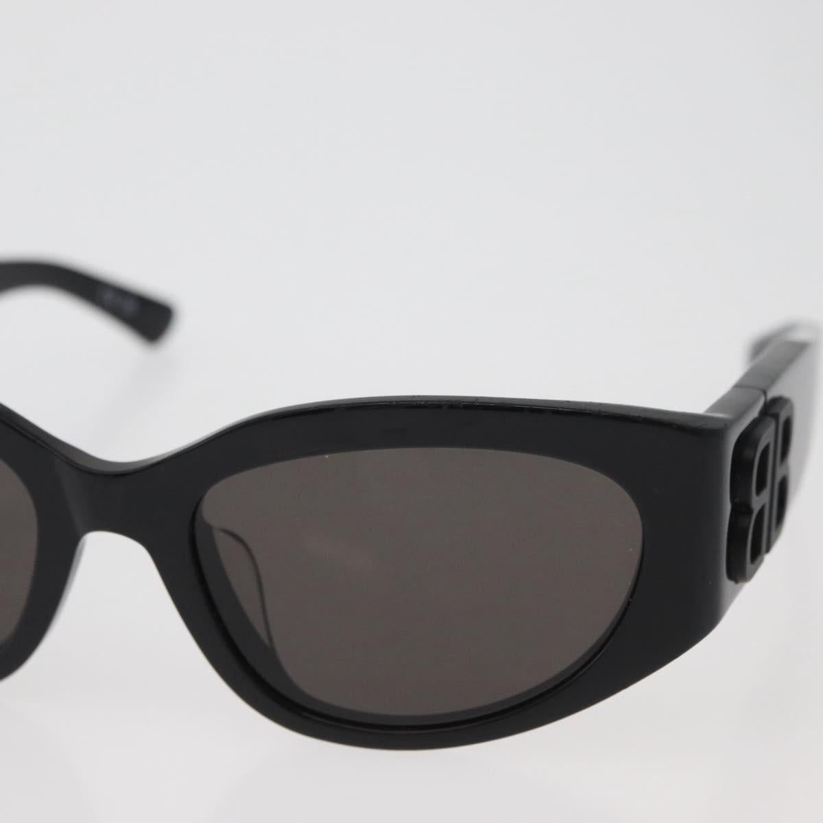 BALENCIAGA Sunglasses plastic Black Auth YKZ394