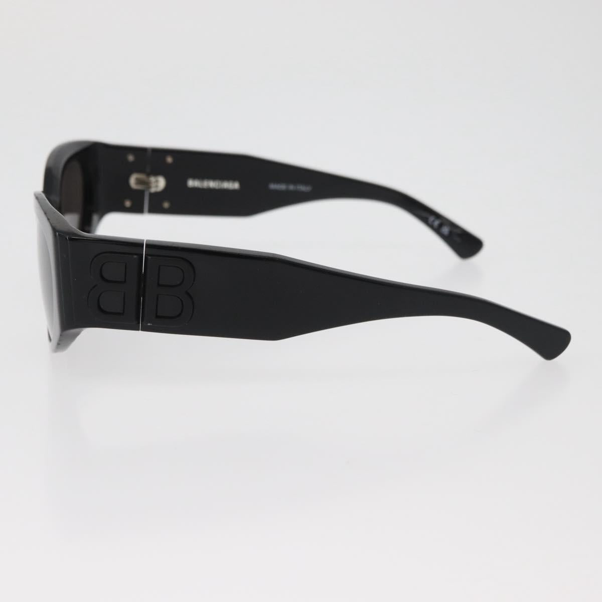 BALENCIAGA Sunglasses plastic Black Auth YKZ394
