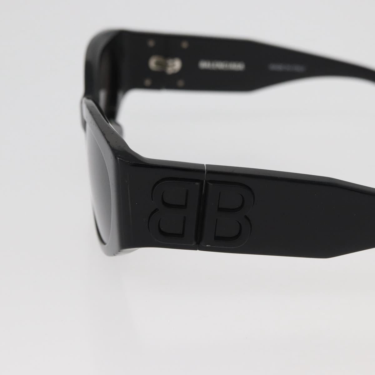 BALENCIAGA Sunglasses plastic Black Auth YKZ394