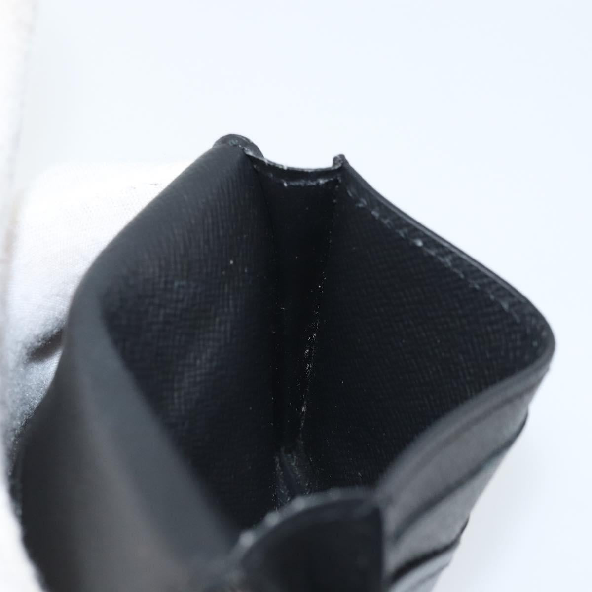 LOUIS VUITTON Epi Anvelop Cult De Vuitto Card Case Black M56169 LV Auth YKZ416