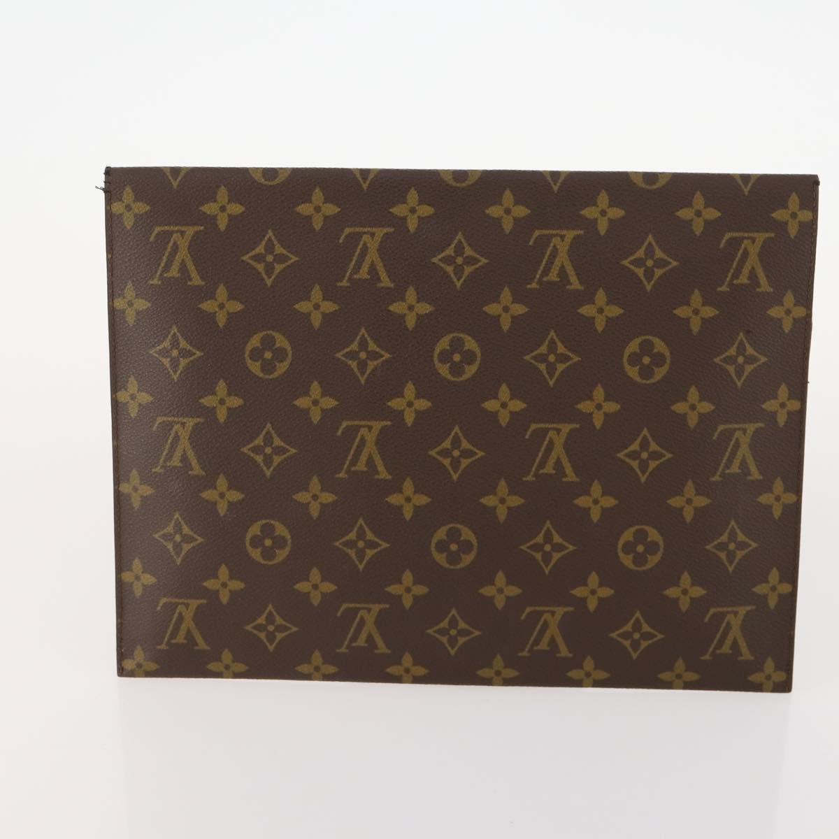 LOUIS VUITTON Monogram Clutch Bag 3 Set LV Auth YKZ426