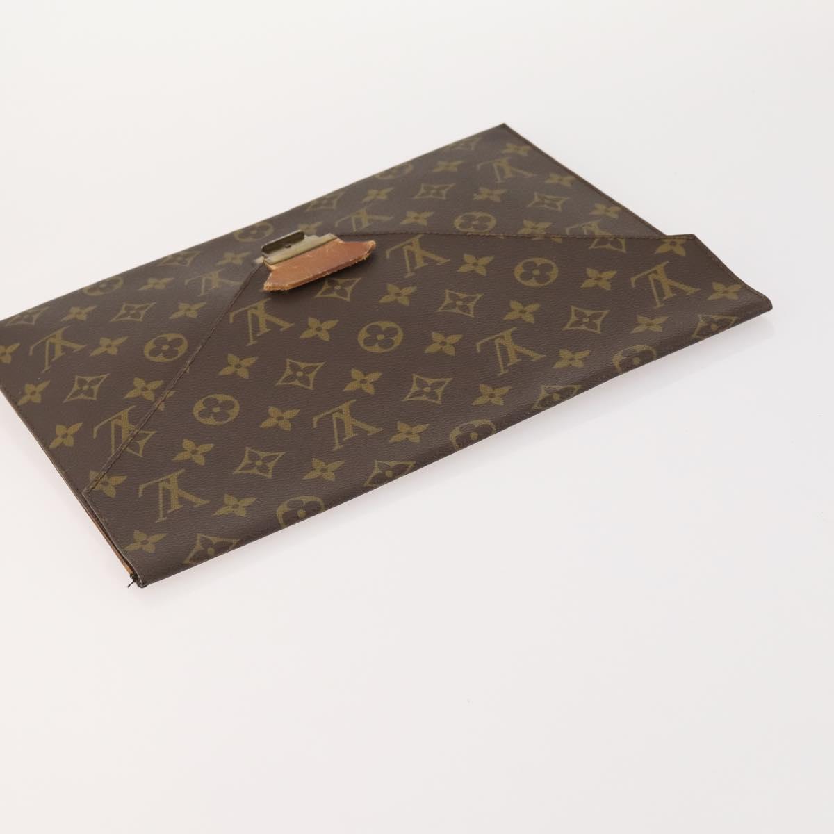 LOUIS VUITTON Monogram Clutch Bag 3 Set LV Auth YKZ426