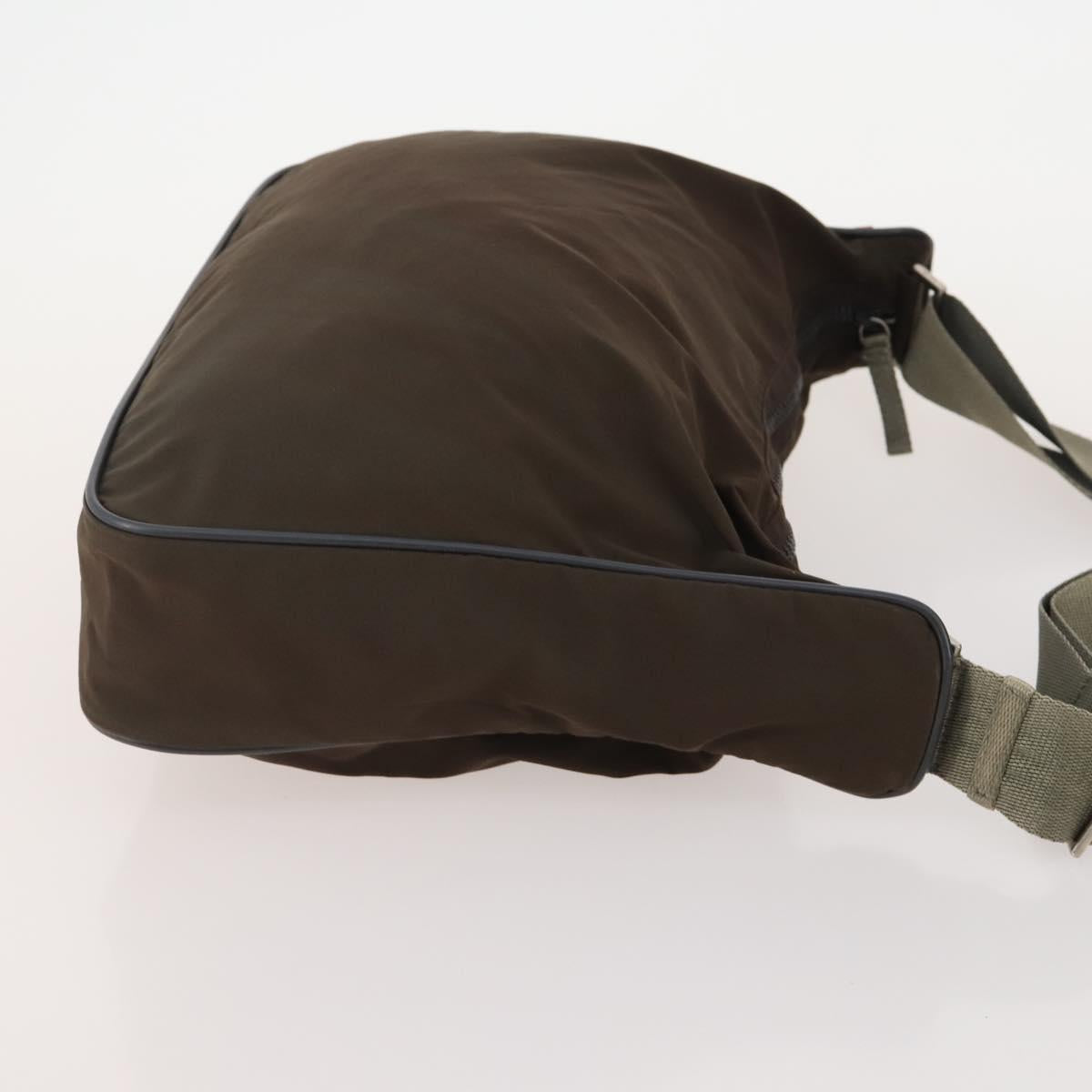 PRADA Sports Bag Nylon 4 Set Khaki Brown Auth YKZ430
