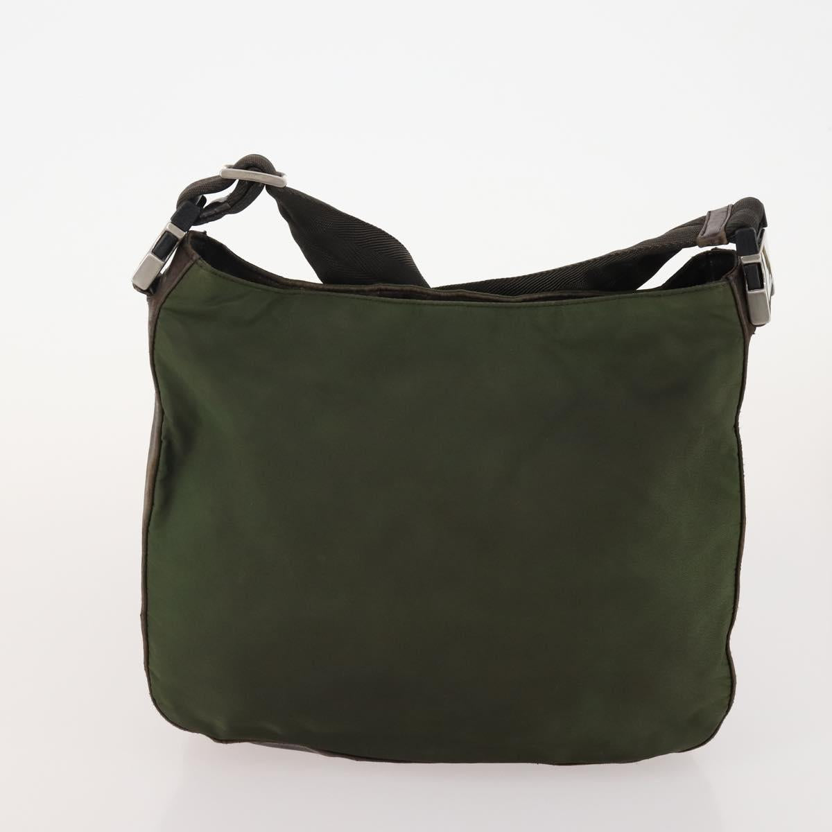 PRADA Sports Bag Nylon 4 Set Khaki Brown Auth YKZ430