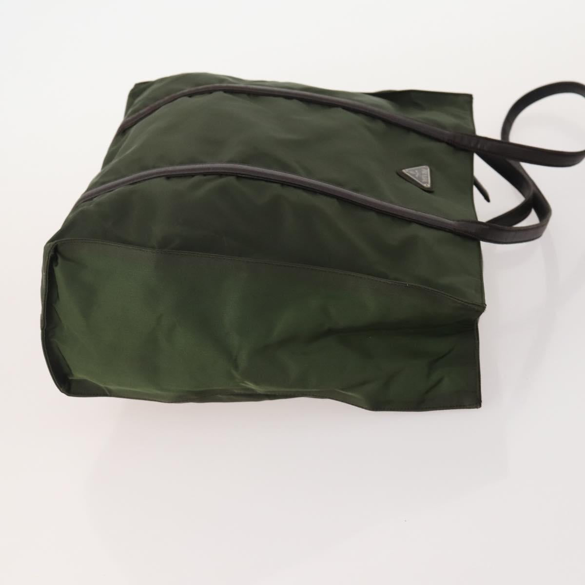 PRADA Sports Bag Nylon 4 Set Khaki Brown Auth YKZ430