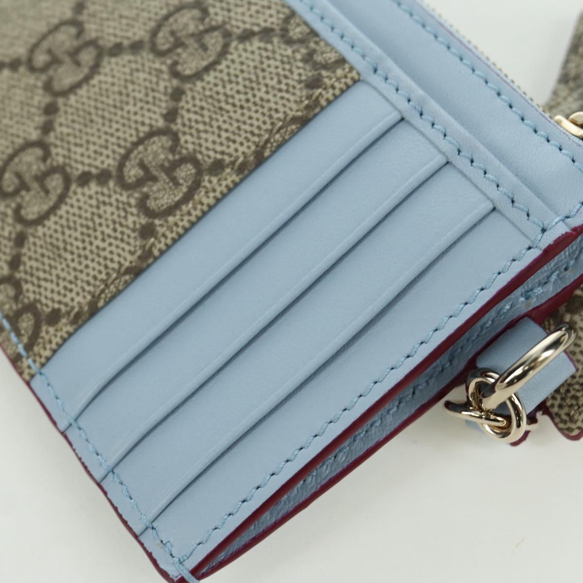 GUCCI GG Supreme Higuchi Yuko Collaboration Key Case PVC 847916 Auth YKZ482SAM