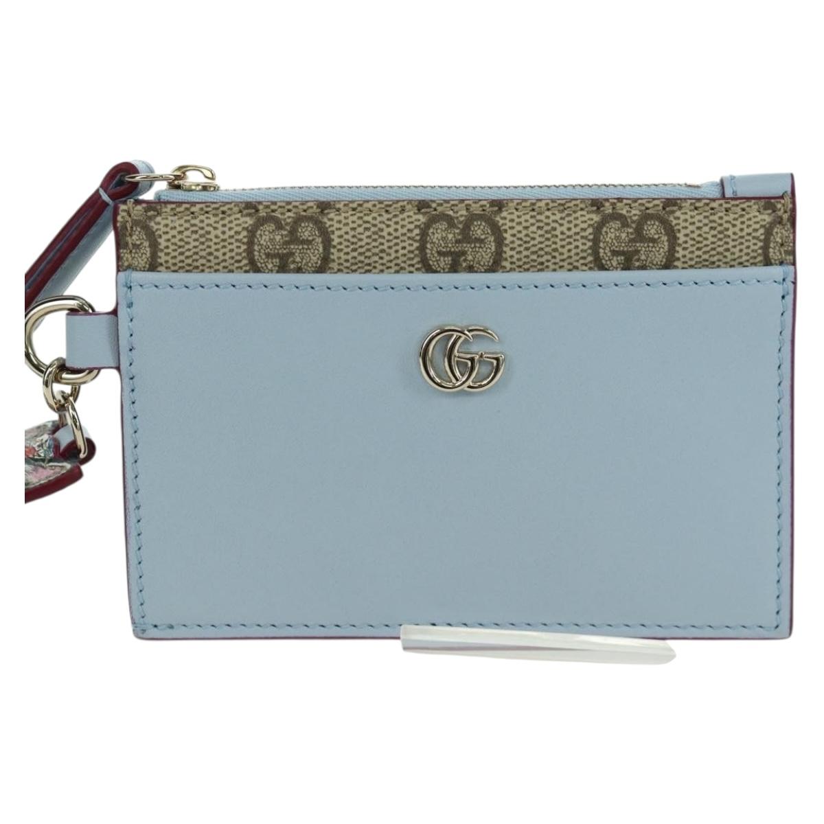 GUCCI GG Supreme Higuchi Yuko Collaboration Key Case PVC 847916 Auth YKZ482SAM