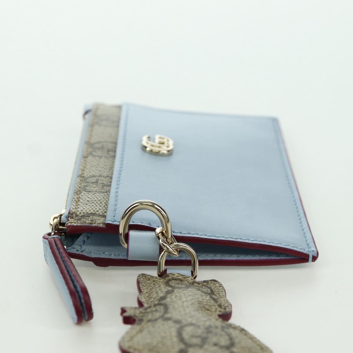 GUCCI GG Supreme Higuchi Yuko Collaboration Key Case PVC 847916 Auth YKZ482SAM