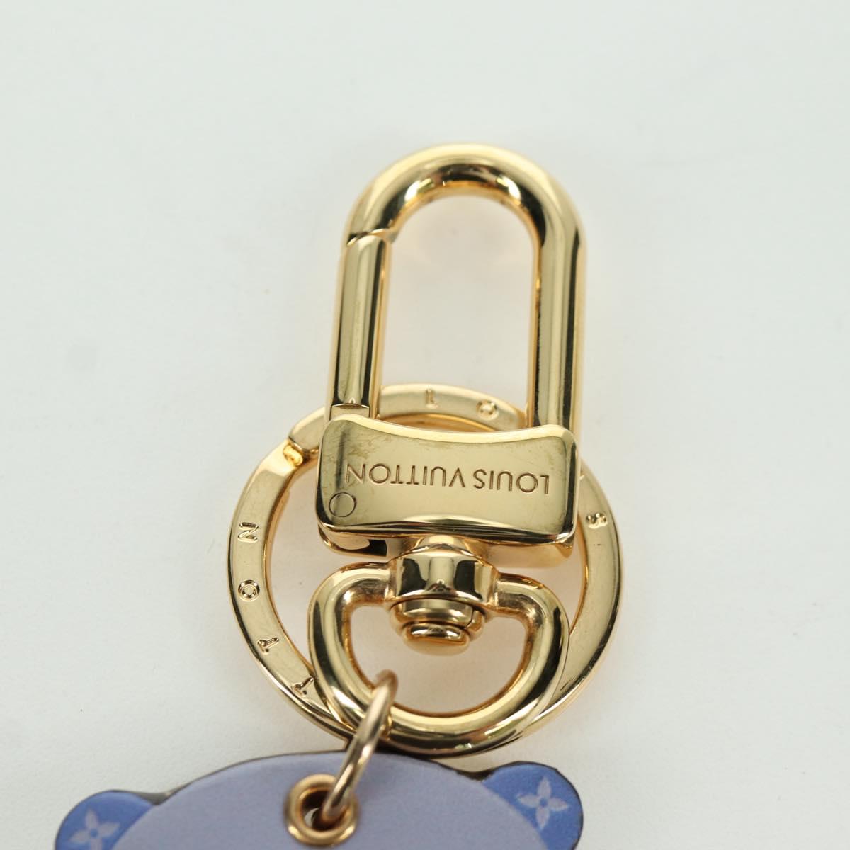 LOUIS VUITTON Monogram LV Marmot Charm Purple M01350 LV Auth YKZ484M