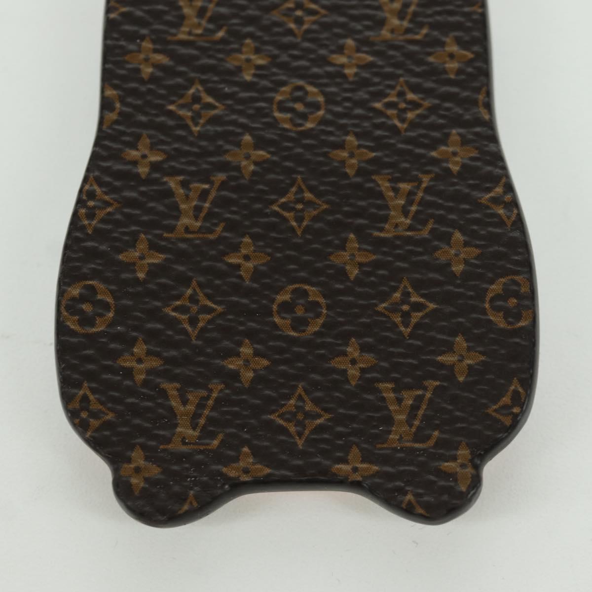 LOUIS VUITTON Monogram LV Marmot Charm Purple M01350 LV Auth YKZ484M