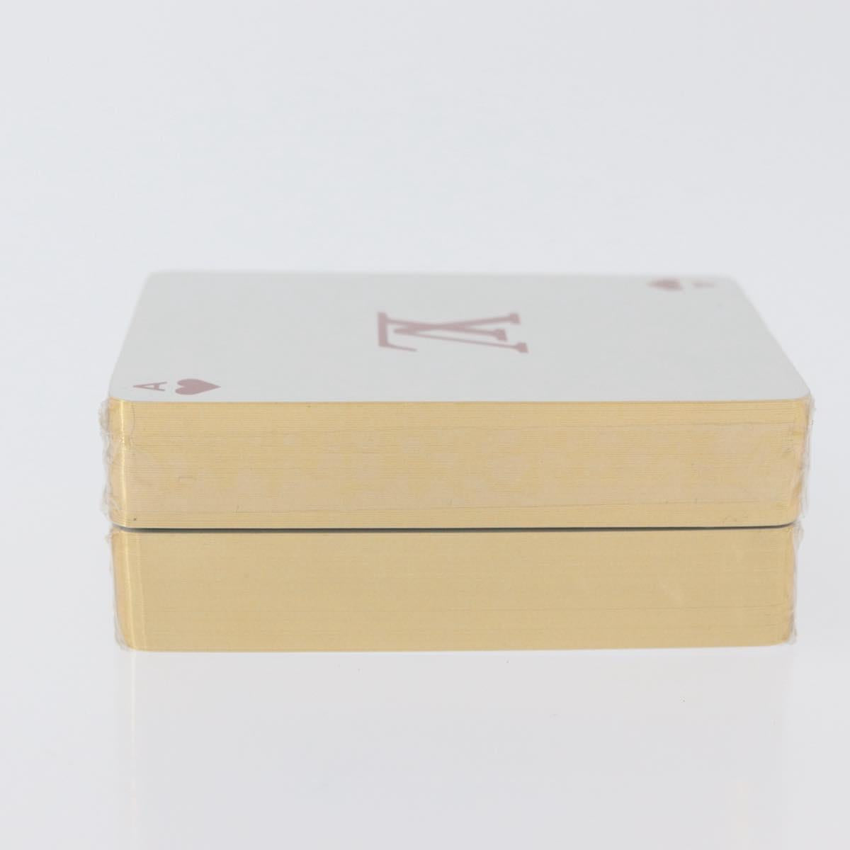 LOUIS VUITTON Multicolor Playing Cards Black White LV Auth YKZ485