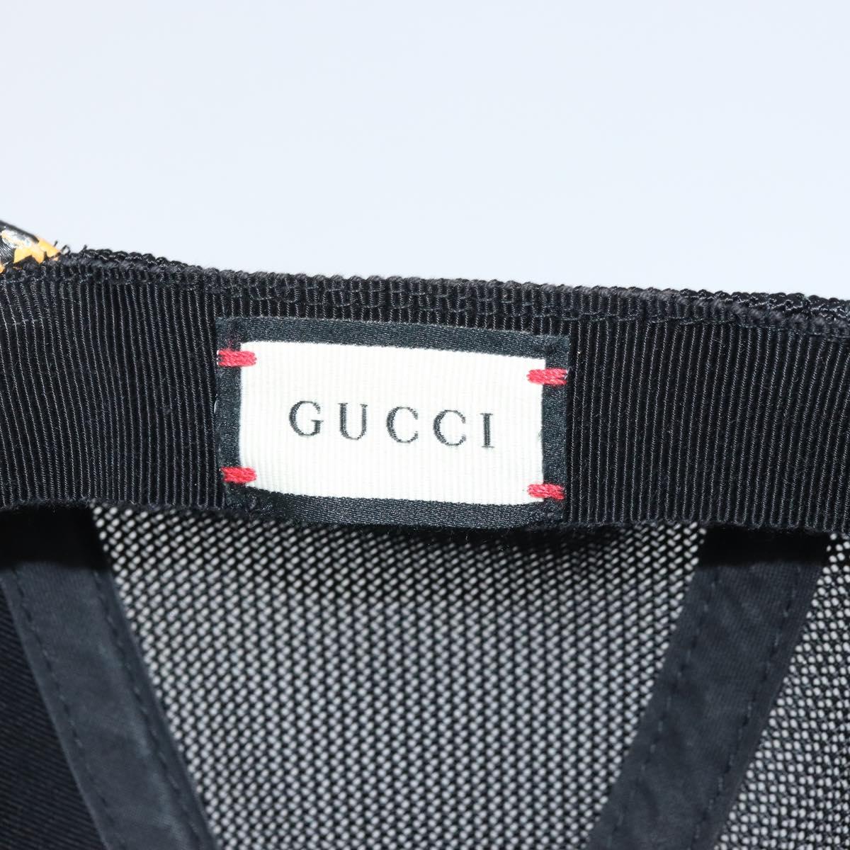 GUCCI GG Psychedelic Cap PVC Multicolor 517074 Auth YKZ486A