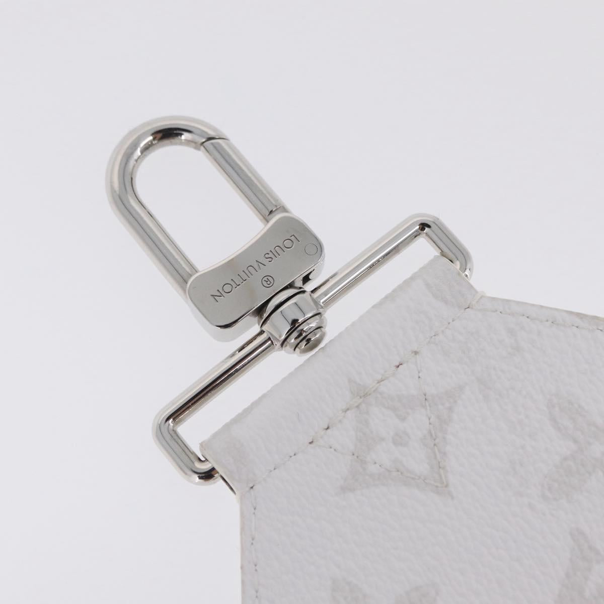 LOUIS VUITTON Bandouliere 80 Shoulder Strap 48.8"" White J02536 LV Auth YKZ505M