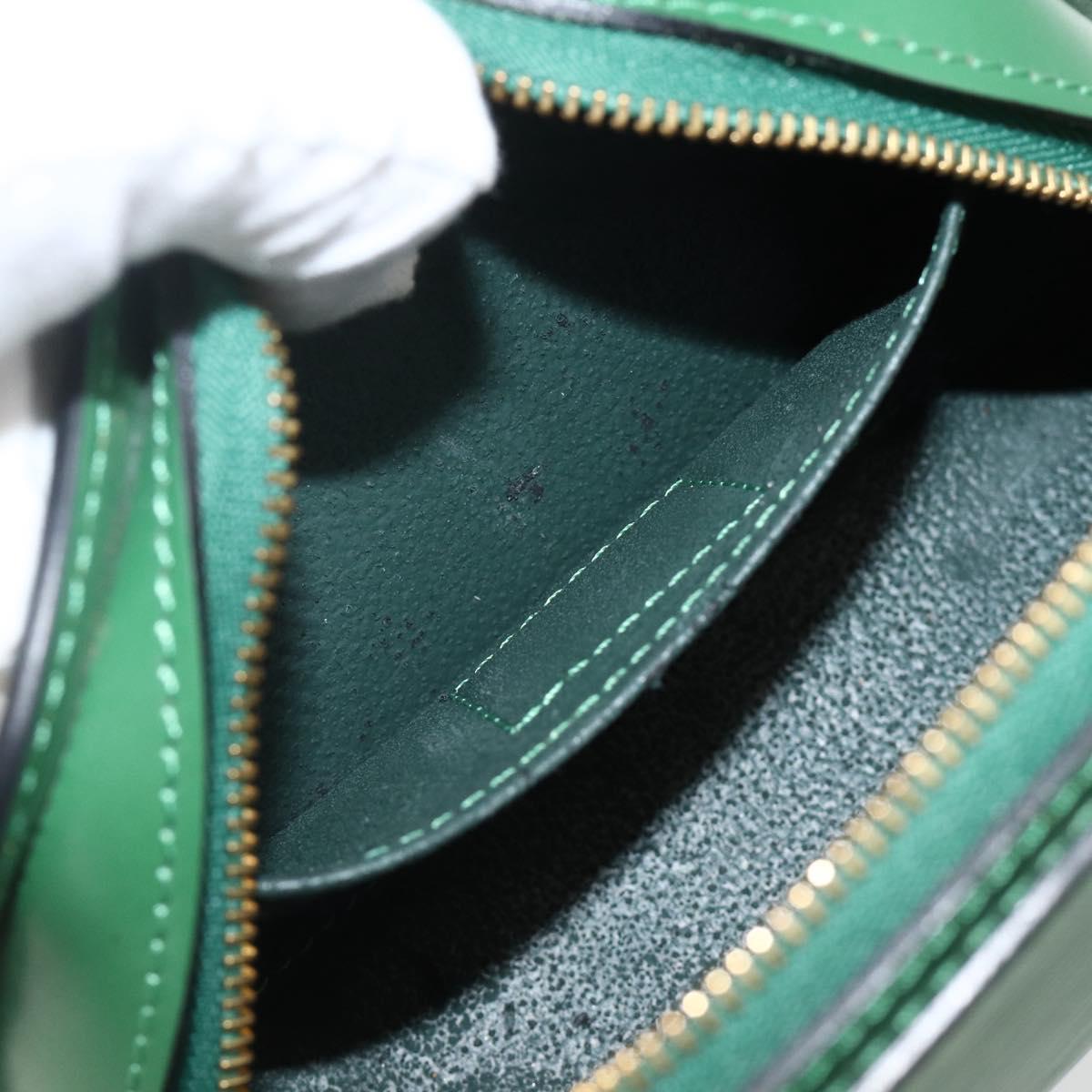 LOUIS VUITTON Epi Dauphine PM Cosmetic Pouch Green M48444 LV Auth YKZ508