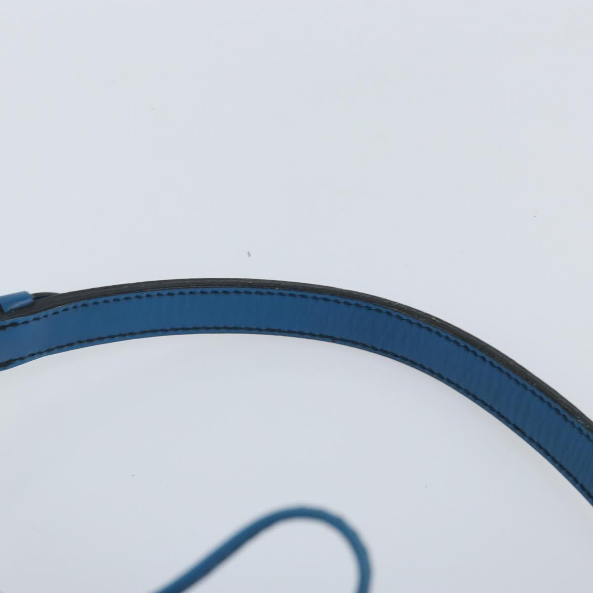 LOUIS VUITTON Epi Petit Noe Shoulder Bag Blue M44105 LV Auth YKZ515