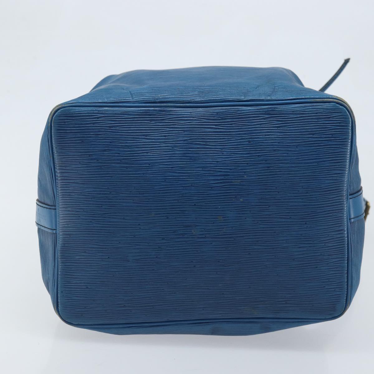 LOUIS VUITTON Epi Petit Noe Shoulder Bag Blue M44105 LV Auth YKZ515