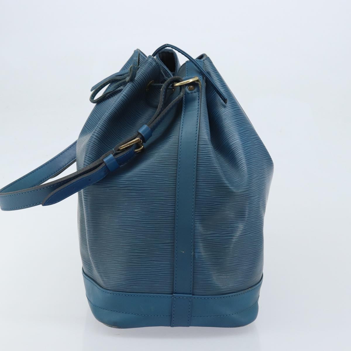 LOUIS VUITTON Epi Noe Shoulder Bag Toledo Blue M44005 LV Auth YKZ526