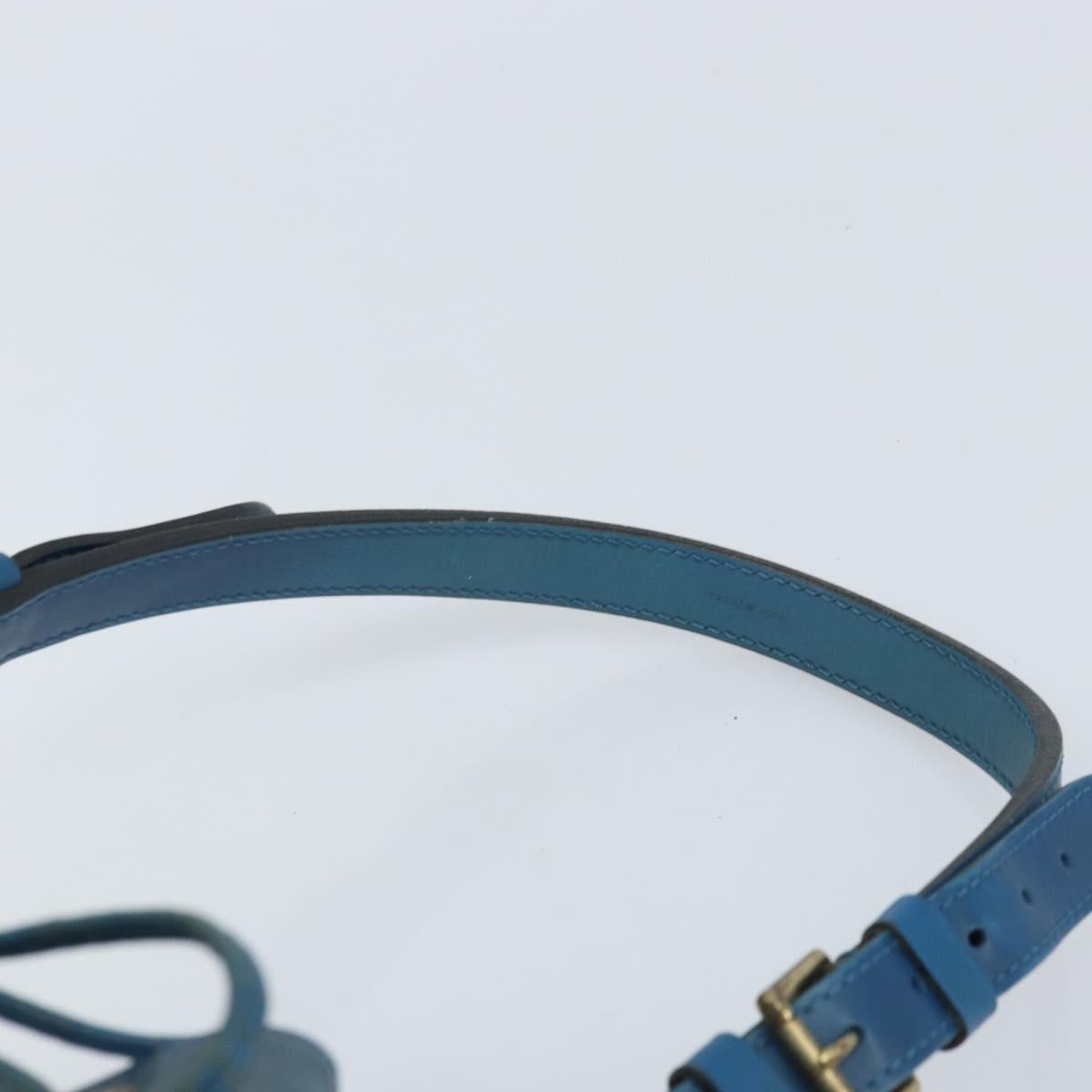 LOUIS VUITTON Epi Noe Shoulder Bag Toledo Blue M44005 LV Auth YKZ526