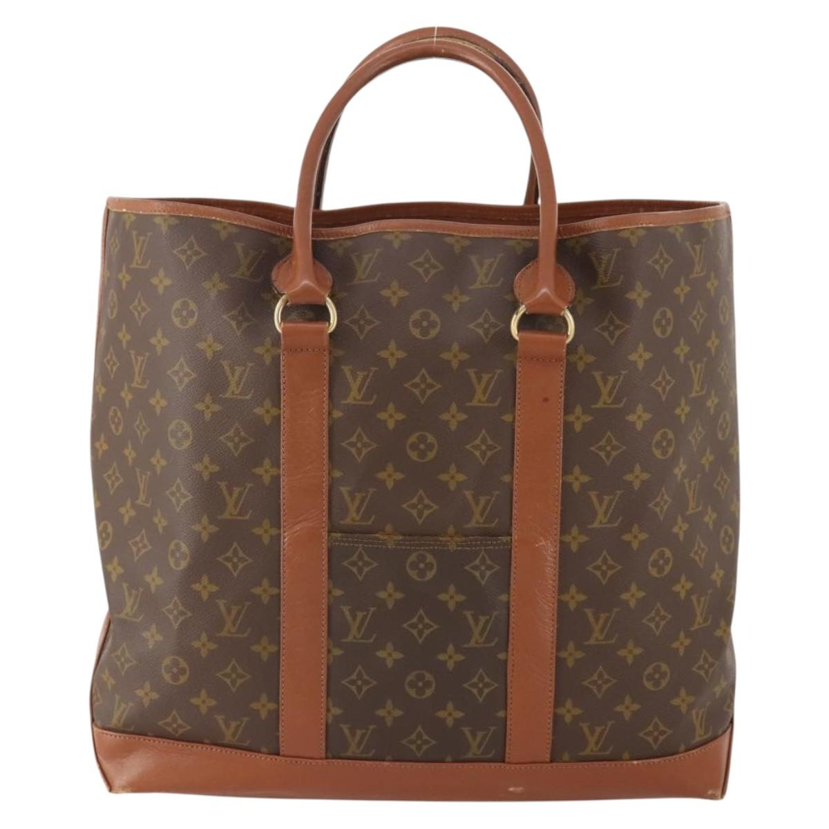 LOUIS VUITTON Monogram Sac Weekend GM Tote Bag M42420 LV Auth YKZ535