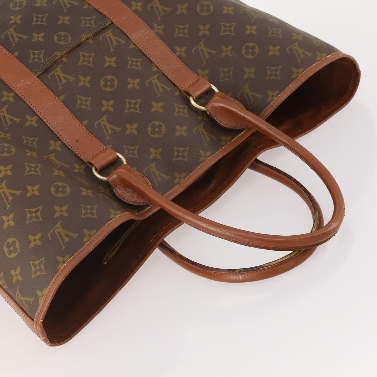 LOUIS VUITTON Monogram Sac Weekend GM Tote Bag M42420 LV Auth YKZ535